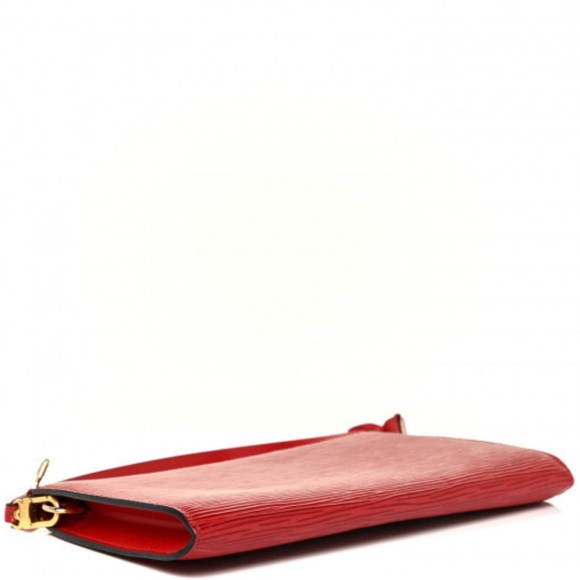 Louis Vuitton red pochette purse - Picture 9 of 11